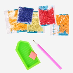 алмазная живопись  40*50см  разноцветные зонтики