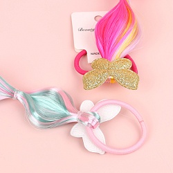 резинка для волос с прядью 