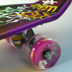 скейтборд  55*14 см фиолетовый