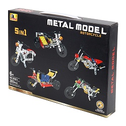 конструктор 5 в1 "metal model". motorcycle. 283 дет