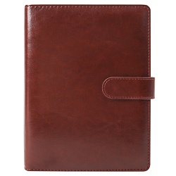 ежедневник а5 недатиров. 100л обложка кож.зам. на кольцах с магнитной застёжкой