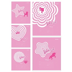 тетрадь  12л линейка цв. обл "в розовом стиле"