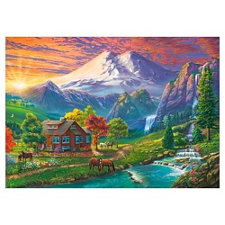 пазлы  500 элементов эльбрус на закате  artpuzzle