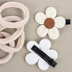 аксессуары для волос в наборе (2 заколки-зажима+ 4резинки)