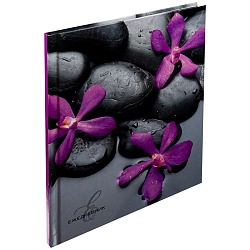 ежедневник недатированный  а5  80л "цветы на камнях" 7бц