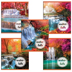 тетрадь  48л кл. "водопады" обложка картон