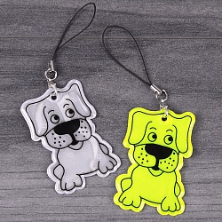 светоотражающий брелок собака