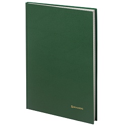 книга учета 96л а4 обложка бумвинил  зелёная