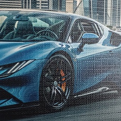 тетрадь  48л кл. "спортивные машины" обложка лён