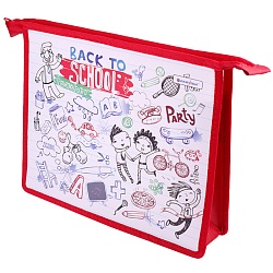 папка  для тетрадей  а5 на молнии школа