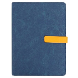 ежедневник а5 недатиров. 100л обложка кож.зам. на кольцах с магнитной застёжкой