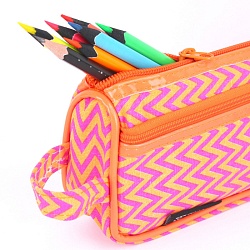 пенал мягкий тубус "darvish" ассорти с дополнительным карманом