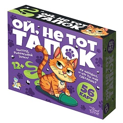 игра настольная "ой, не тот тапок" active time