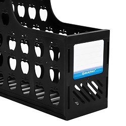 лоток вертикальный 1 отделение сборный чёрный