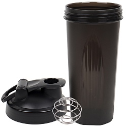 шейкер 600мл чёрный