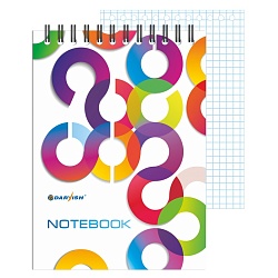 Блокнот 10*14см  60л  "Офис" на гребне