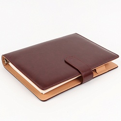 ежедневник а5 недатиров. 100л обложка кож.зам. на кольцах с магнитной застёжкой