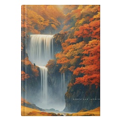 книга для записей  а4 100л осенний водопад  обл.глянцевая ламинация