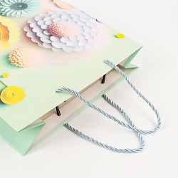 пакет подарочный 26*32*10см  "цветы"