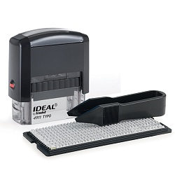 штамп самонаборный  3-стр, оттиск 38*14мм, касса в комплекте