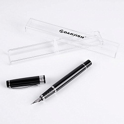 ручка перьевая подарочная в футляре "darvish" корпус металлический