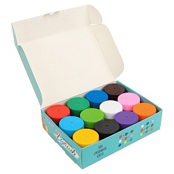 гуашь 12цв. "капибара" 10мл  картонная упаковка 