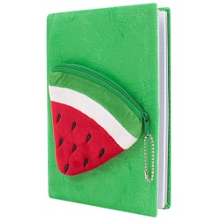 Блокнот 14,5*21см 80л "Фрукты" с монетницей ассорти