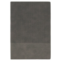 ежедневник а5 недатиров. 100л обложка кож.зам. серая