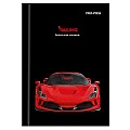 Книжка записная  А6  48л "Красное авто анфас" 7БЦ, глянц.лам.