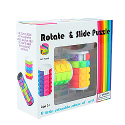 головоломка "цилиндр" в наборе 2шт.игрушка