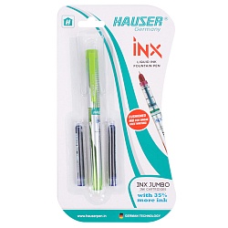 ручка перьевая син. корпус ассорти inx hauser
