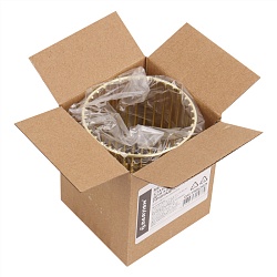 стакан металлический для канцелярских принадлежностей