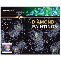 алмазная живопись  40*50см  луна