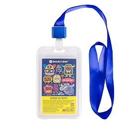 бейдж на ленте вертикальный 