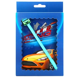 Блокнот 13*18см 50л для мальчиков + ручка "Darvish"