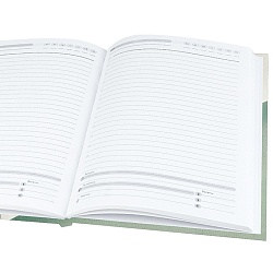 ежедневник недатированный  а5 136л. "минималистичный ежедневник-3" лён горячая фольга