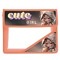 Папка для тетрадей А5 2отд на липучках Cute girl