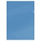 папка-уголок а4 100мкм синяя  стамм