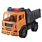 машинка самосвал "мирослав" строительный спецтехника с мигалками 40 см