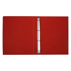 папка с 4-мя кольцами 25мм 500мкм красная