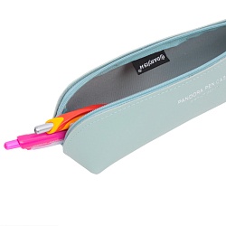 пенал на молнии кожзам