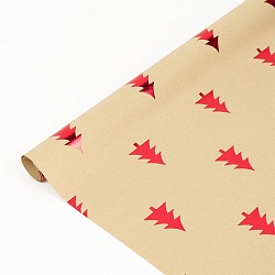 бумага упаковочная 3шт в наборе ёлочки