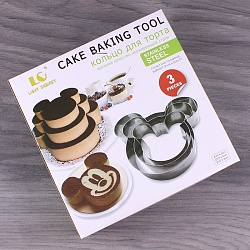 кольцо для торта "микки" 3шт в наборе 10,15,20см