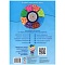 бумага цветная двухсторонняя мелованная с рисунком а4  8л. 8цв. "трио"