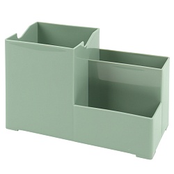 органайзер настольный пластиковый 3 отделения мятный