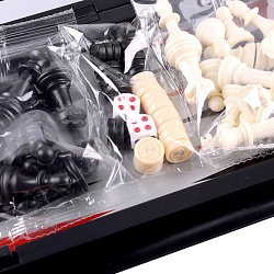 настольная игра 3 в1 шахматы,шашки,нарды 27*27см магнитные