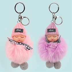 брелок "девочка" mix цвет