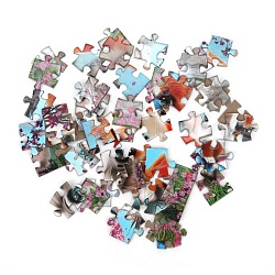 пазл   54 детали    кошечки принцессы