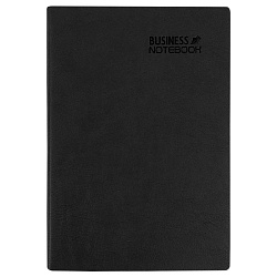 ежедневник а5 недатиров. 160л обложка кож.зам. чёрная