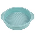 Форма для запекания круглая голубая